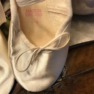 ivory ballet slippers